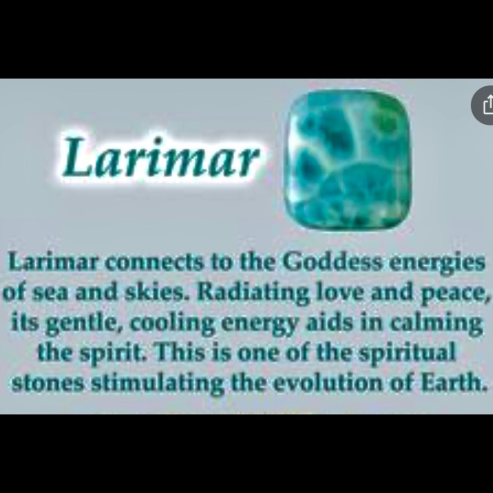 Larimar gemstone ring - Picture 10 of 11
